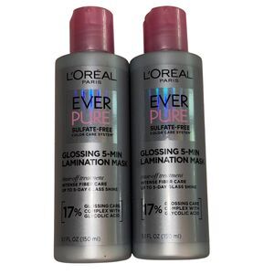 Loreal Ever Pure Glossing 5 Min Lamination Mask Sulfate Free Bundle of 2 New